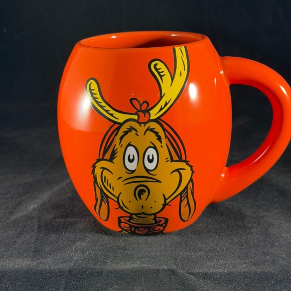 Vandor Other - Vandor Dr Seuss The Grinch Max the Dog Orange Ceramic Coffee Mug 2014 18oz